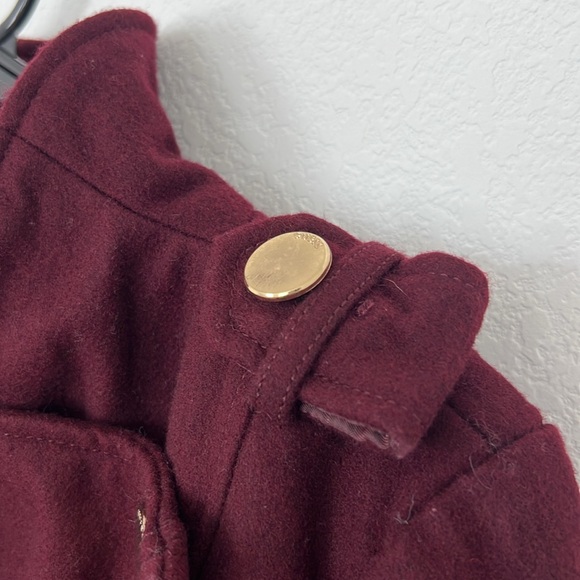 Guess Asymmetrical Wool Blend Coat Size Medium - Picture 11 of 12